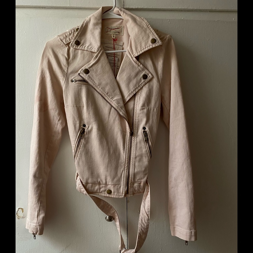 Current/Elliot Pink Jean Jacket